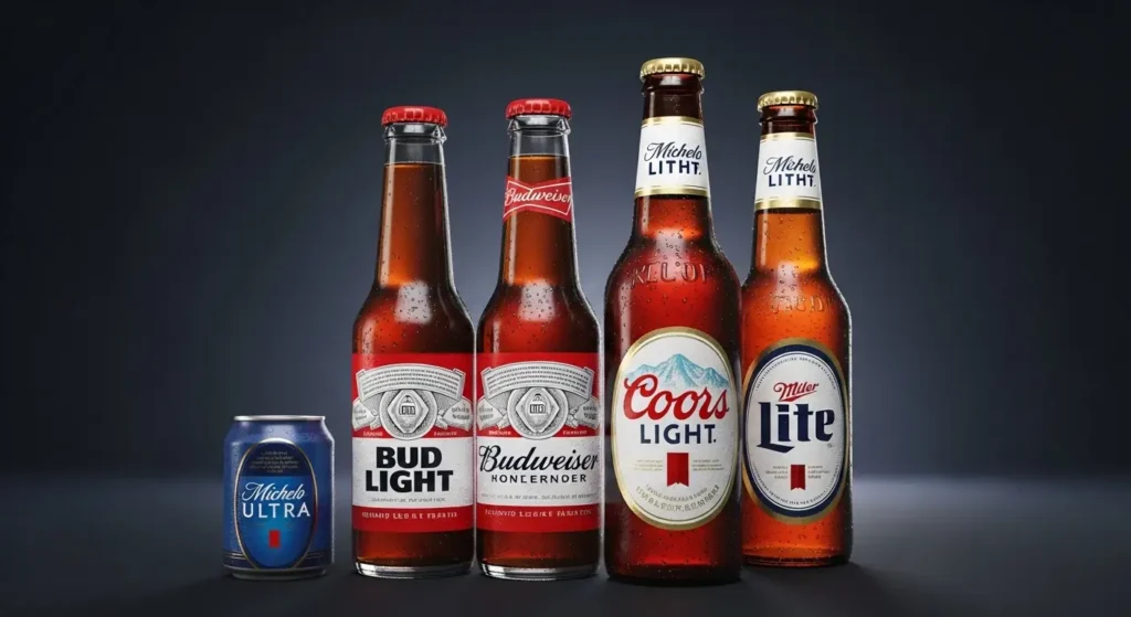 Budweiser / Bud Light / Coors Light / Michelob Ultra / Miller Lite
