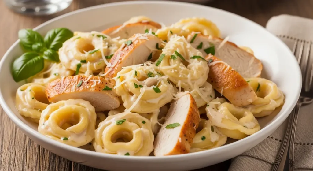 Chicken Tortelloni Alfredo