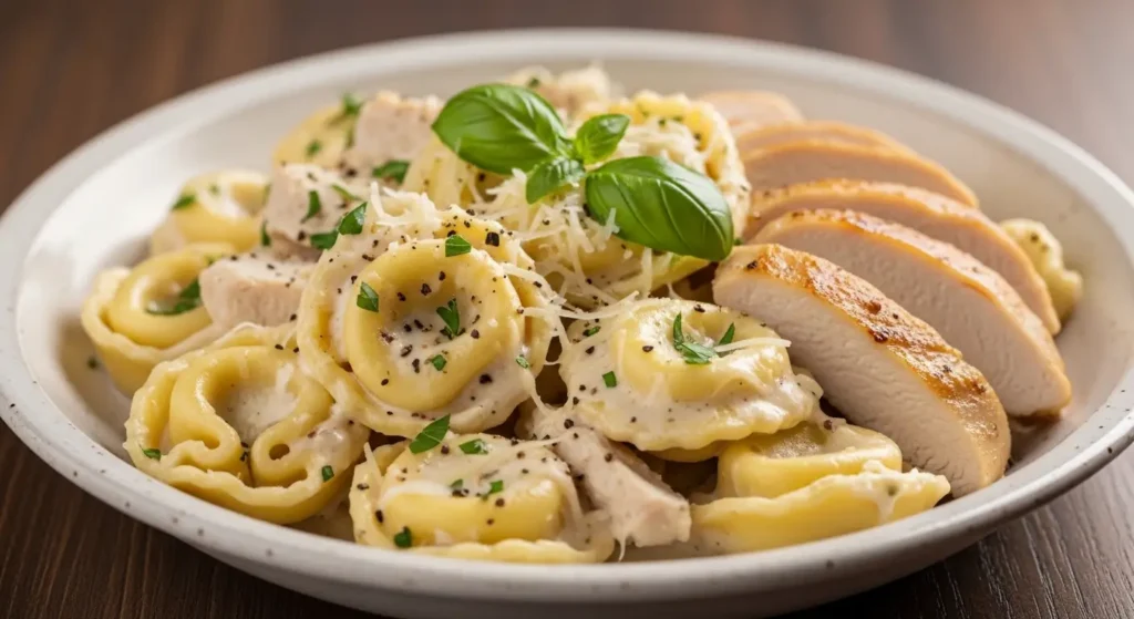 Chicken Tortelloni Alfredo
