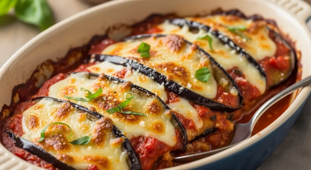 Eggplant Parmigiana (V)