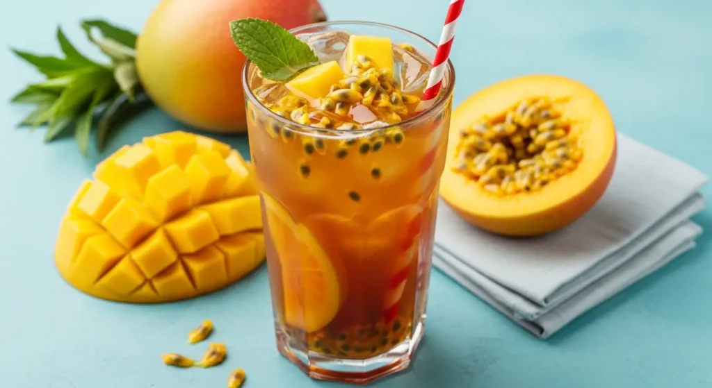 Mango-Passion Fruit Iced Tea (NEW)