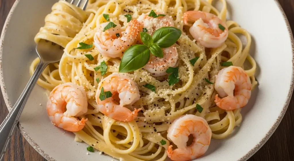 Shrimp Alfredo