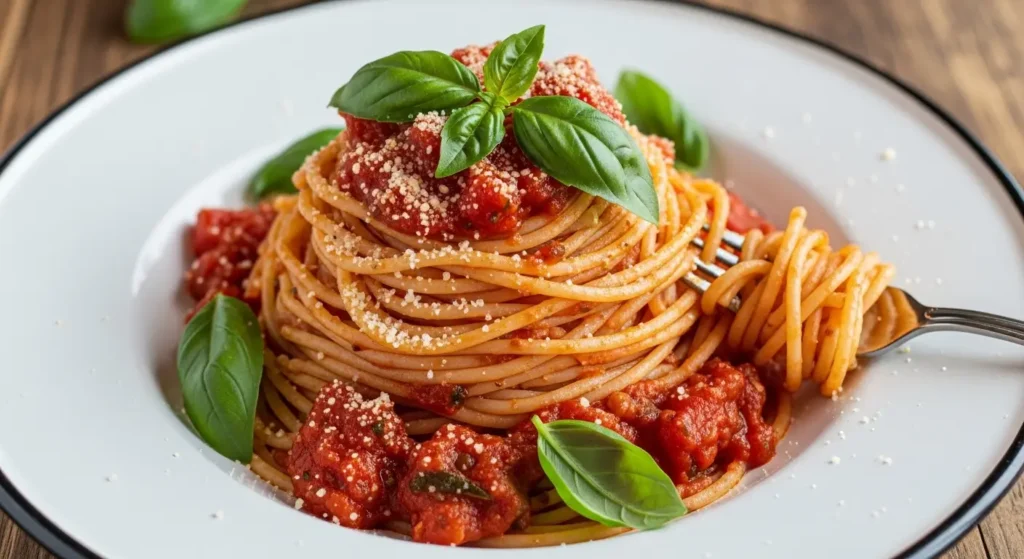 Spaghetti with Marinara Sauce