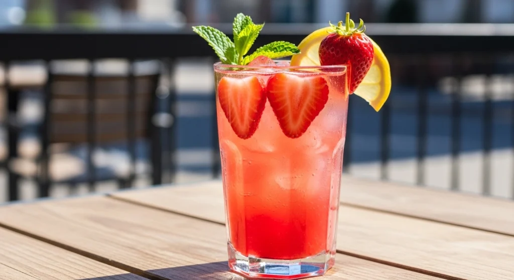 Spiked Strawberry Lemonade
