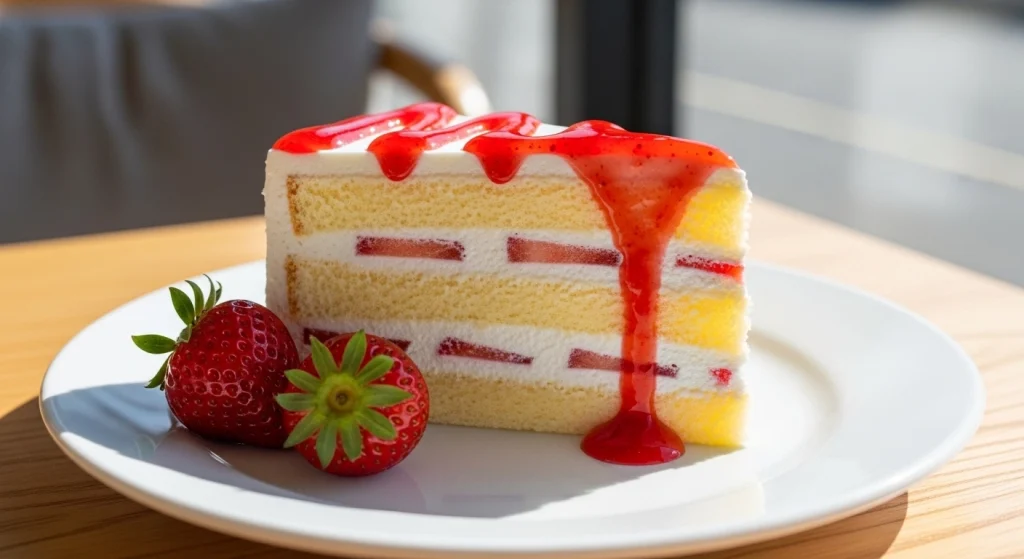 Strawberry Cream Cake