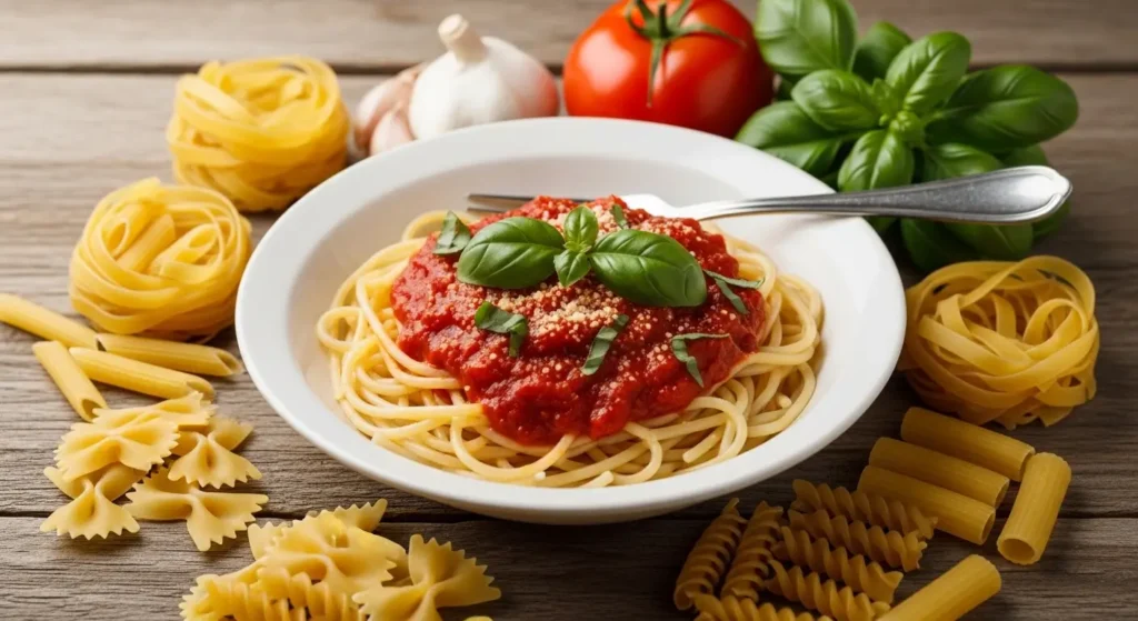 Tomato Sauce with Choice of Pasta (V)